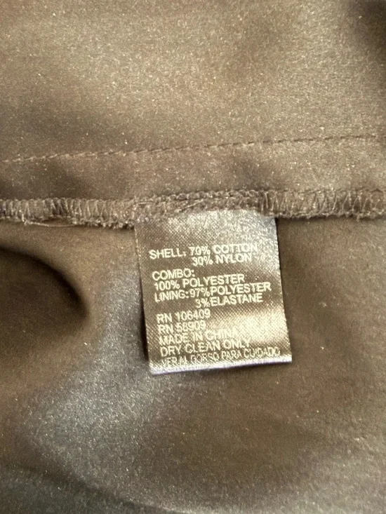 Gianni Bini Black Eyelet Midi Dress with Gold Grommet Detail Size 6 - Picture 7 of 7